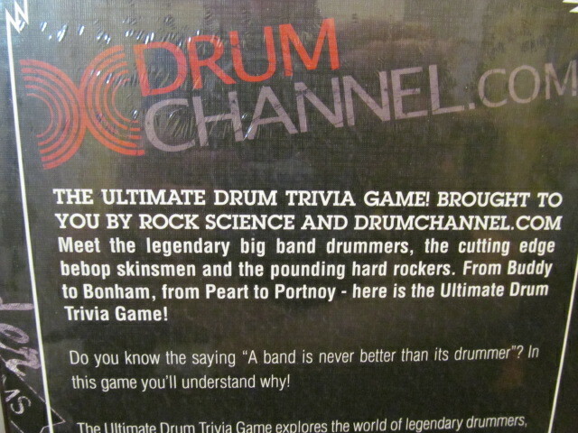 Rock Science Drum Trivia Game Beat the Competition