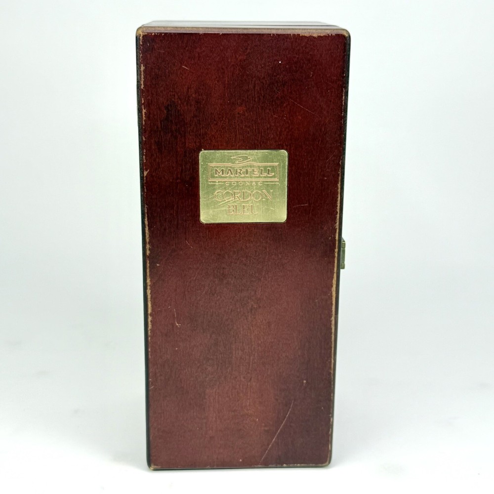Martell Cognac Cordon Bleu Empty Wood Storage Box