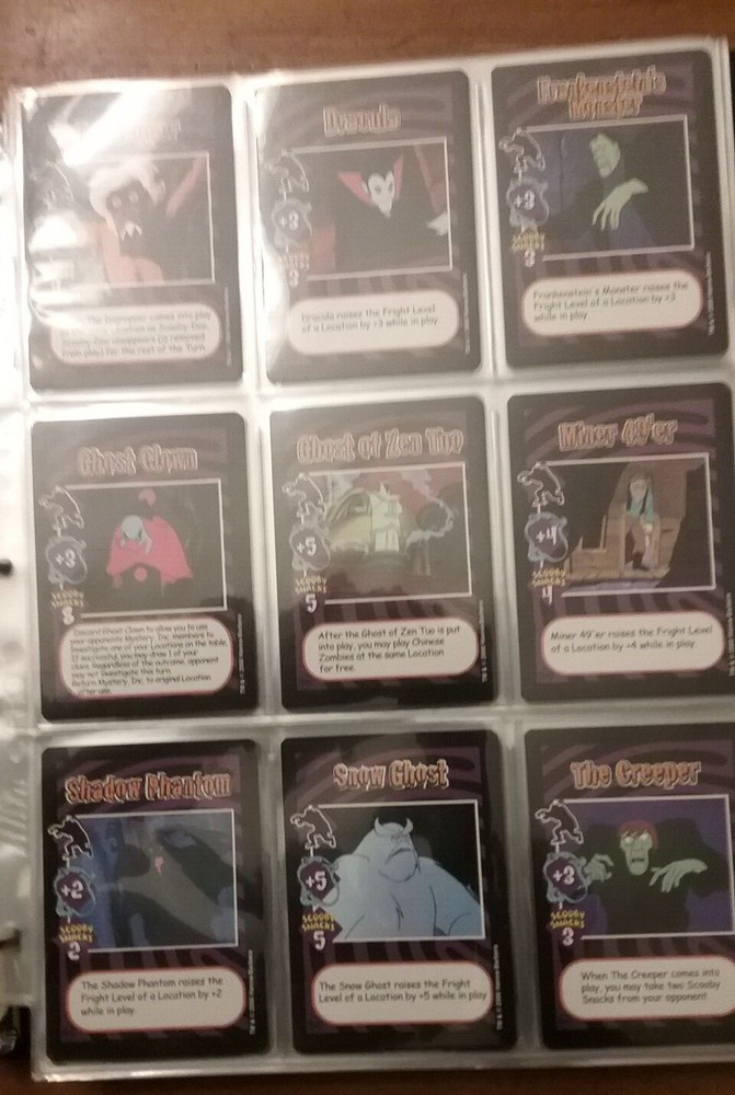 Scooby Expandable Card Game and Alien Expansion 320 Card Set *Read Description*
