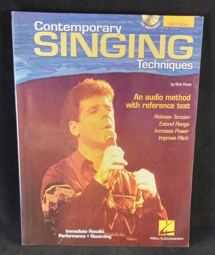 Contemporary Singing Techniques Men's Edition Music Book and CD