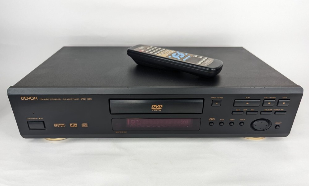 Denon DVD-1000 PCM Audio Technology DVD Player With Remote Tested Working