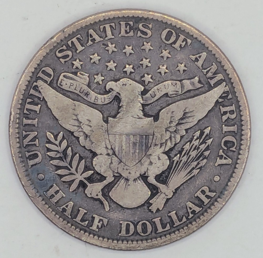 1901-P Philadelphia Silver Barber Half Dollar Fine Condition