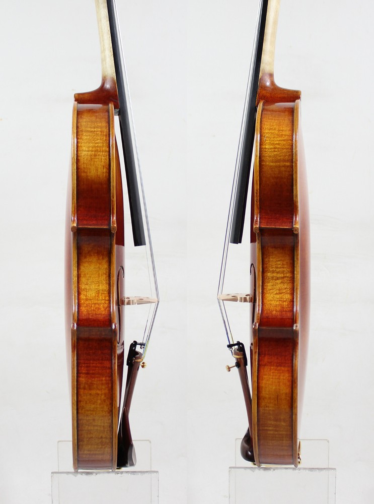 1 Pc Back!A Great Stradivari Messiah Style 4/4 Violin!Master tone! M8087