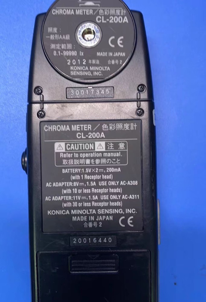 1 Set Konica Minolta CL-200A Chroma Meter
