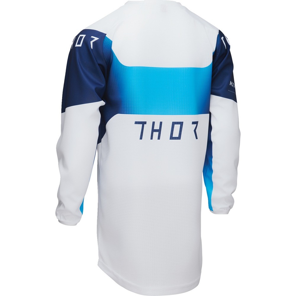 Thor Youth LAUNCHMODE Storm Jersey, White, Off-Road