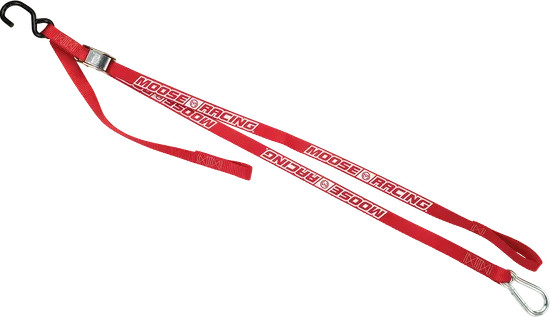 Moose Racing Red Carabiner Tie Down Straps Scooter
