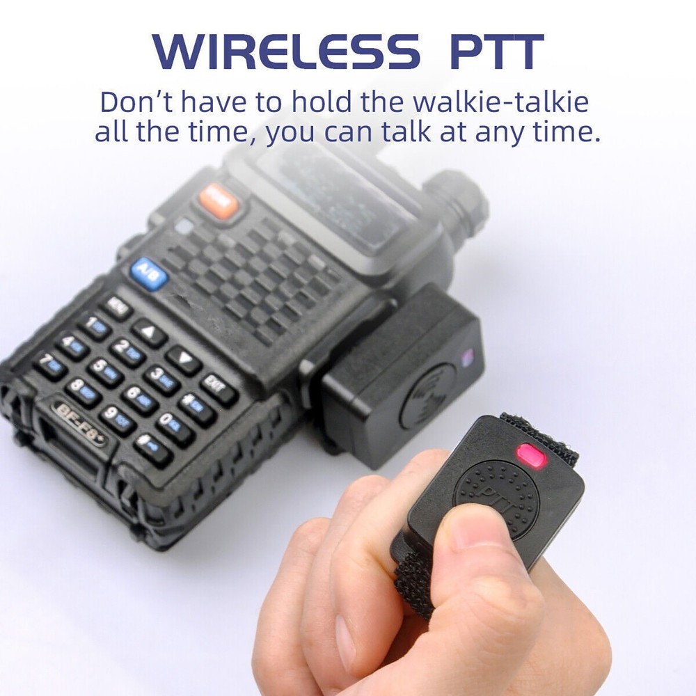 Portable BluetoothWireless Headset M Plug PTT For Motorola Walkie Talkie