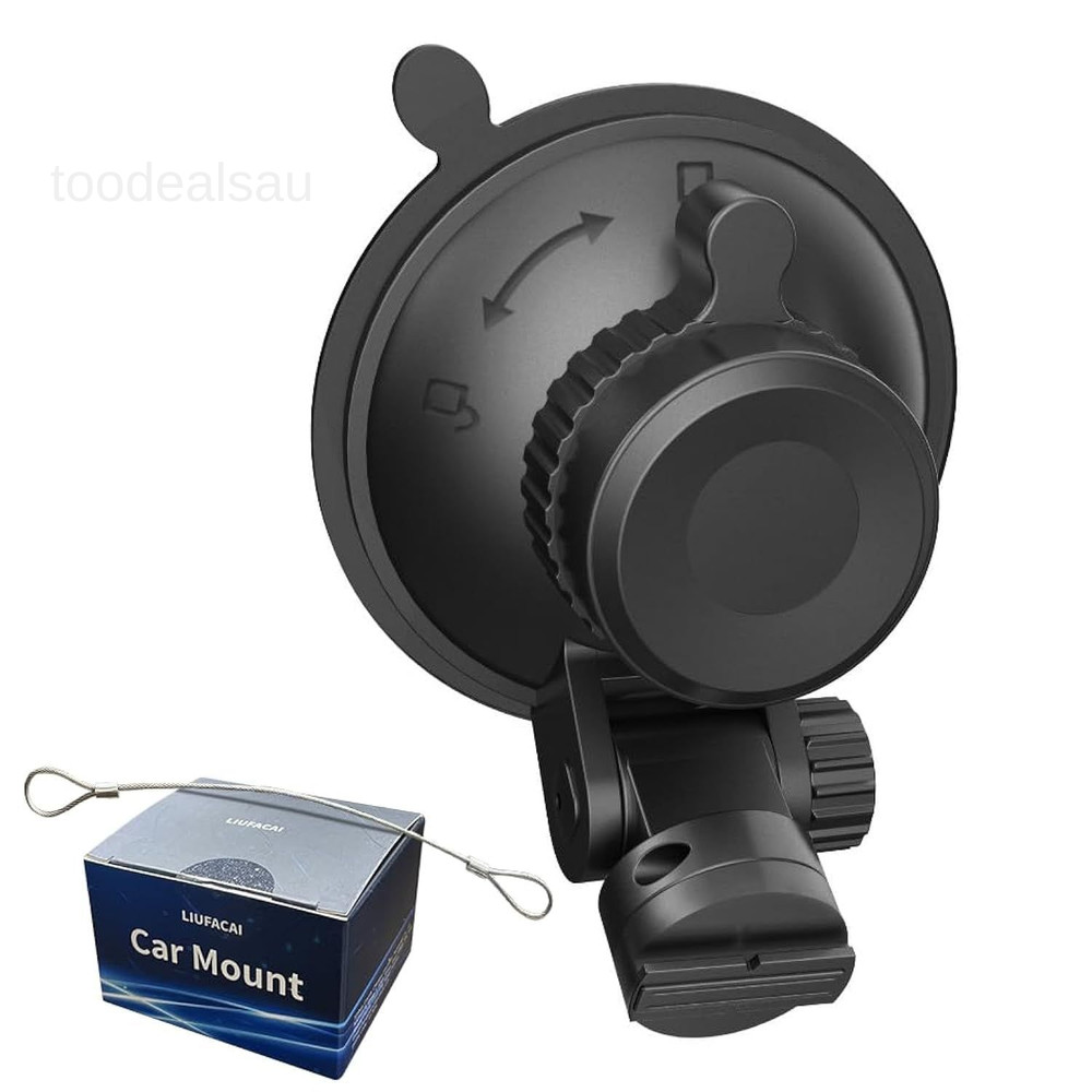 Dash Cam Mount, Suction Cup Windshield Black