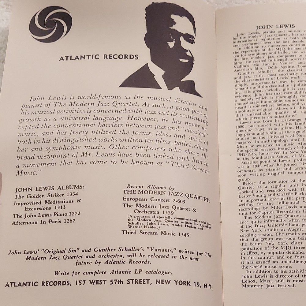 San Francisco Ballet Spring Series 1961 Alcazar Theatre Program Classical Music