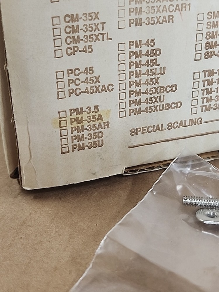 New Texmate Inc. PM-35A Function Dedicated Panel Meter New