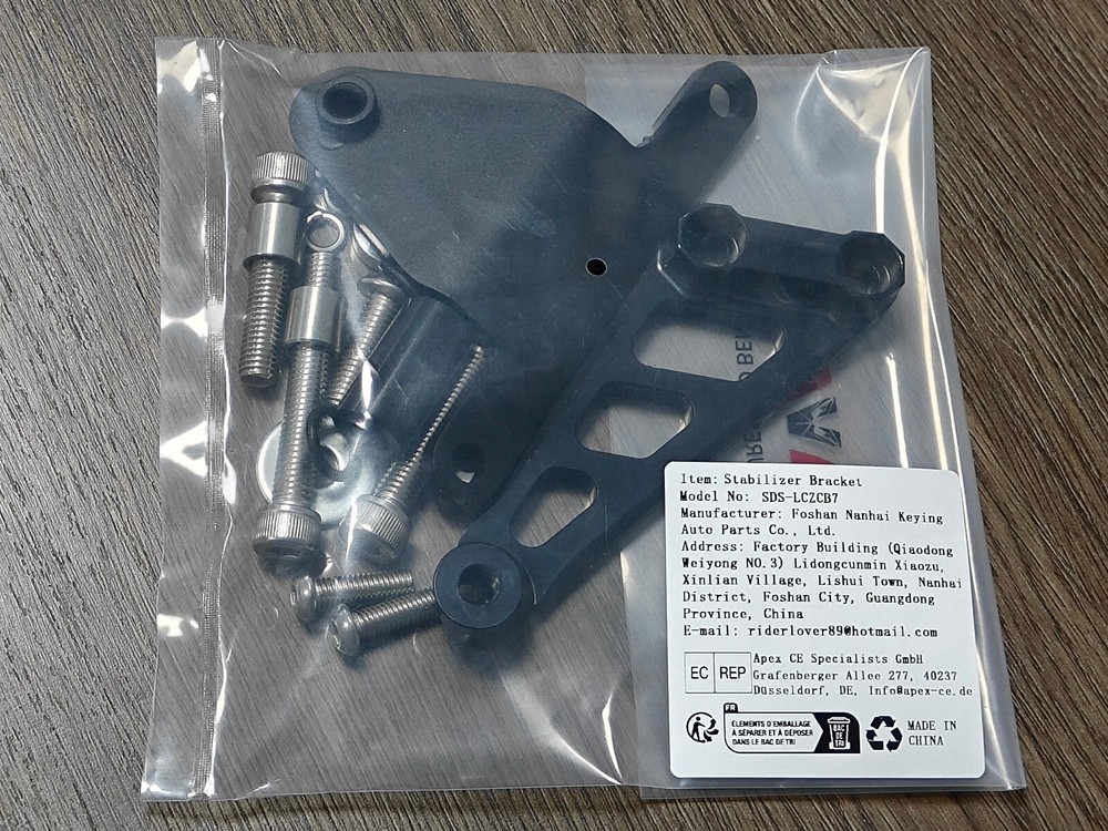 Linear Steering Damper Stabilizer Mount Bracket Hardware For HONDA CB750 Hornet