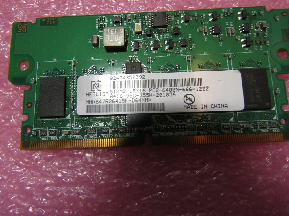 NHN647R26415F-D64NMH NETLIST 512MB Cache Memory Module