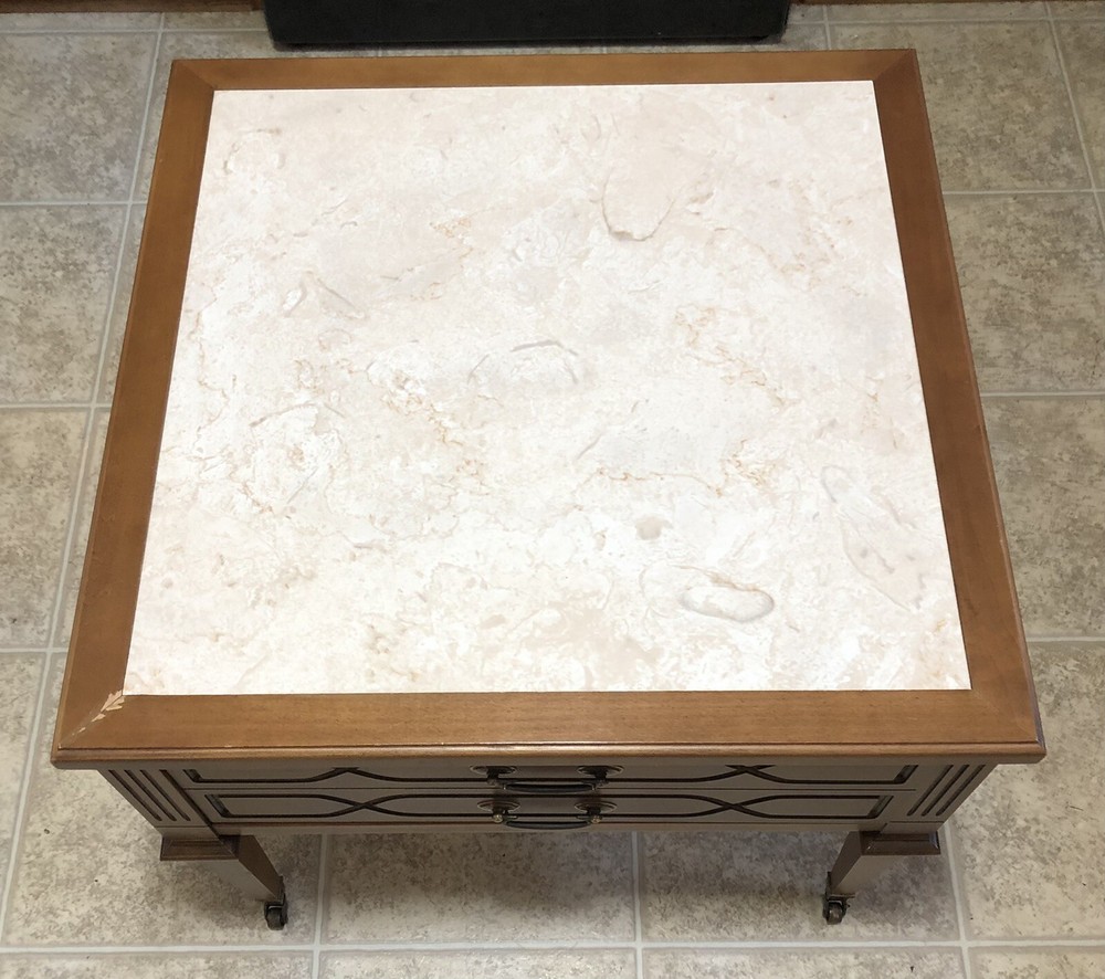 MERSMAN Mid Century Modern Drawer End Table Side Accent Maple Nightstand 26”