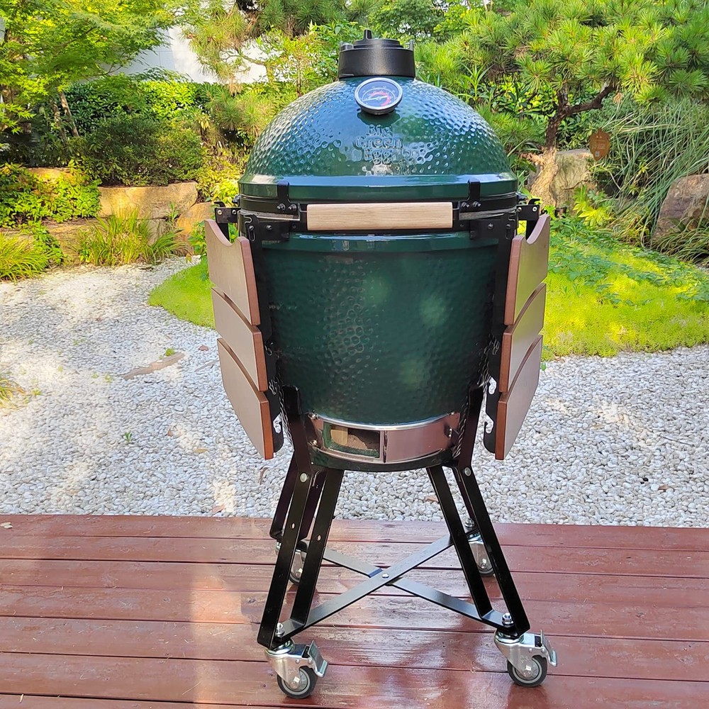 Quantfire 9" Handle Wood Block Replacement for Large Big Green Egg Accessorie...