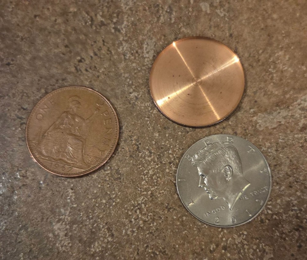 Hopping Half Coin Gimmicks Magic Mentalism Tricks
