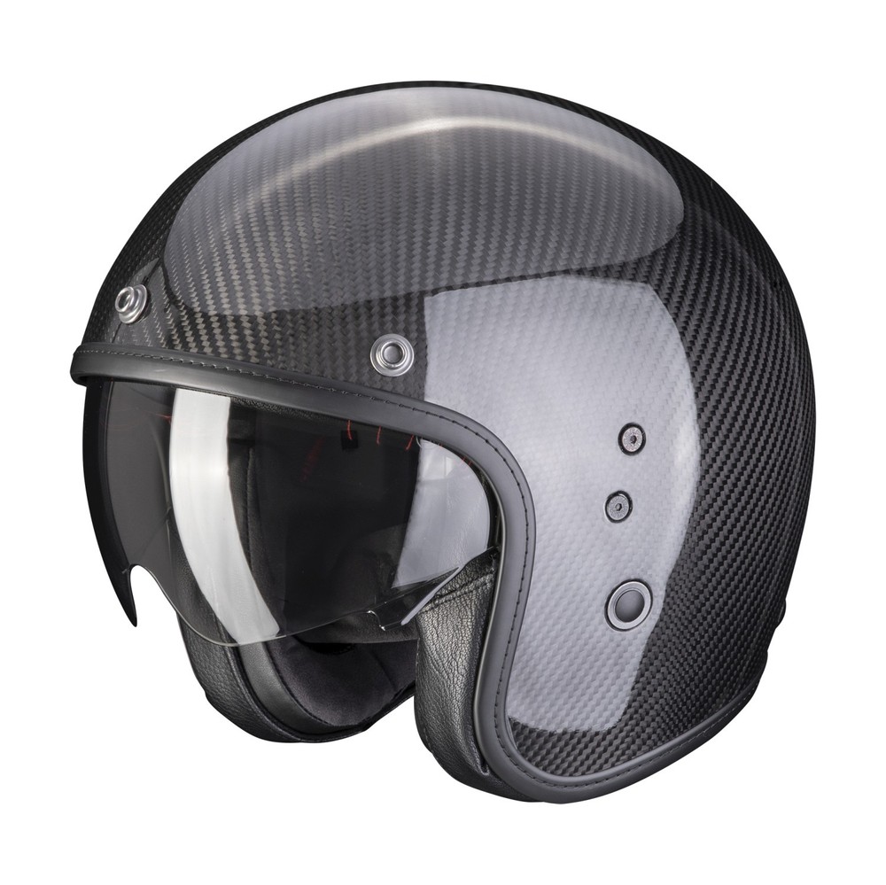 Scorpion open face helmet Belfast Carbon Evo solid black size: S ECE 22.06