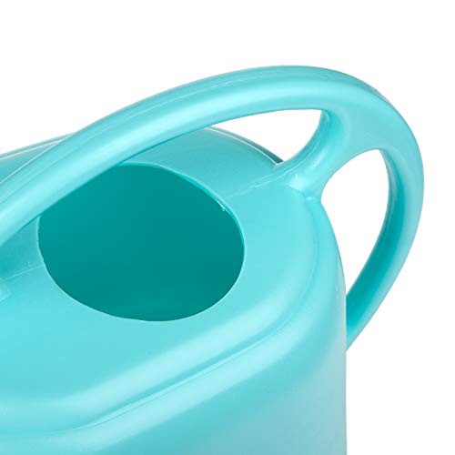 Plastic Watering Can, Bright Blue, 1-Gallon