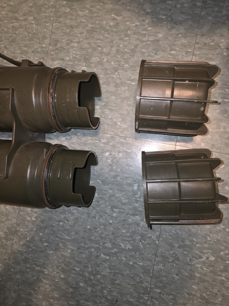 SAAB Bofors dynamics 84mm carl gustaf dual rocket carrying case.