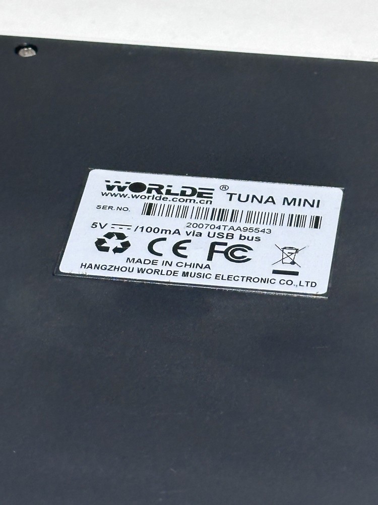 Portable Worlde TUNA MIDI Controller USB Keyboard Electronic Sound Controller