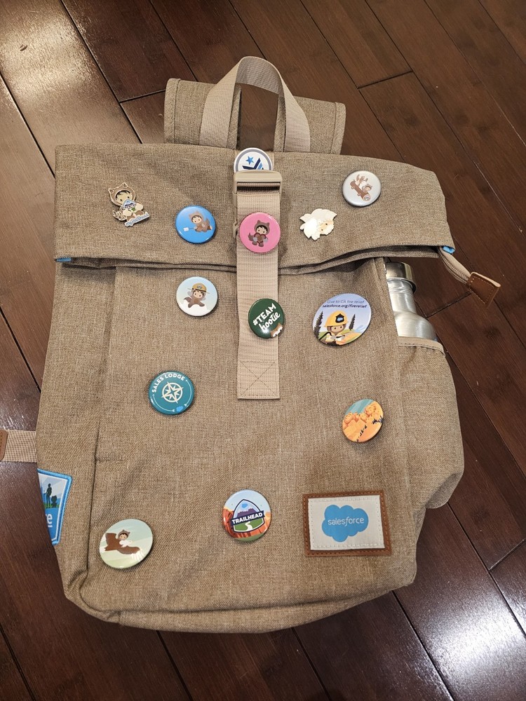 Dreamforce 2017 Trailhead Backpack And Water Bottle