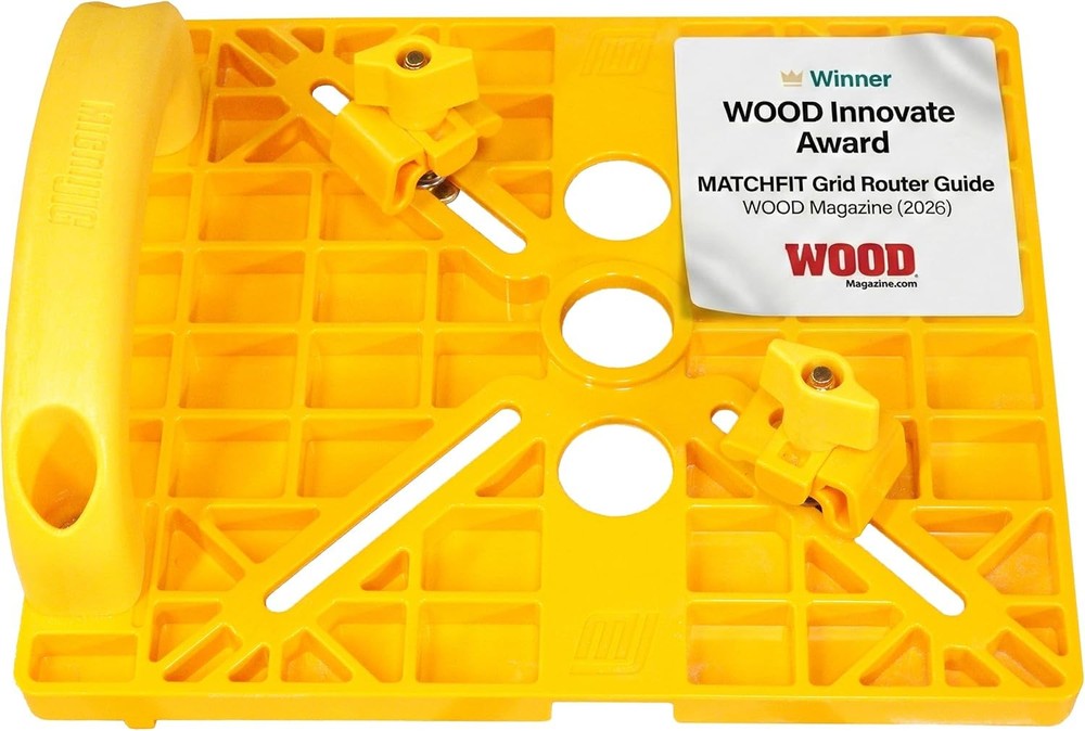 MICROJIG MatchFit Grid Router Guide, Woodworking Precision Tools for Dovetail Tr
