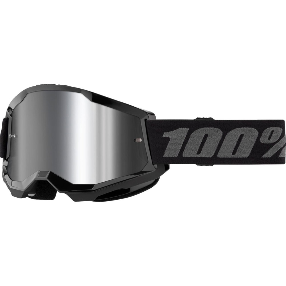 100% Strata 2 - Black - Mirror Silver 50028-00013