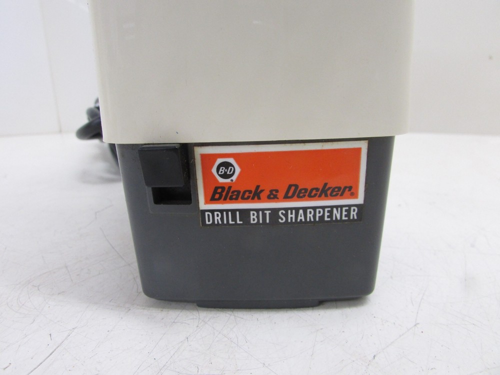 BLACK & DECKER DRILL BIT SHARPENER, Cap, 1/8" TO 3/8", #7980/9080