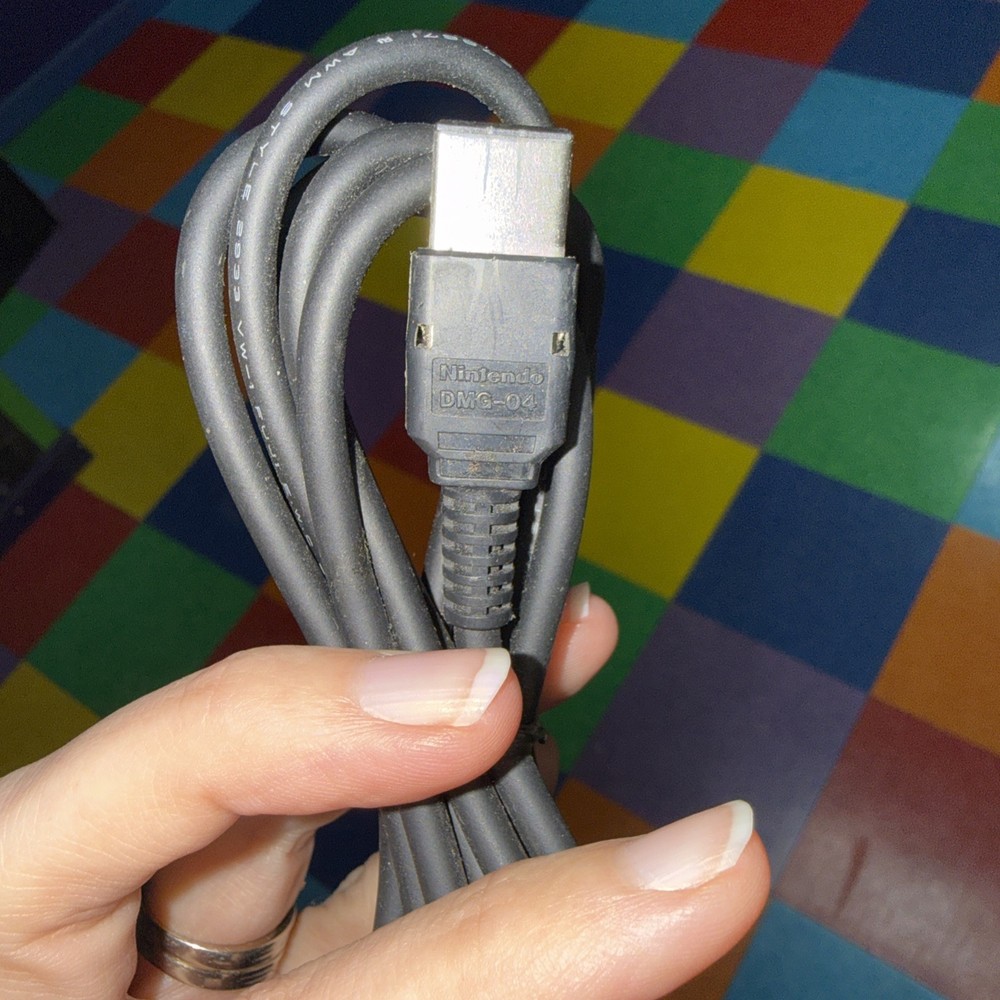 Genuine Nintendo 2 Player Game Link Cable for Original Game Boy Handheld Console