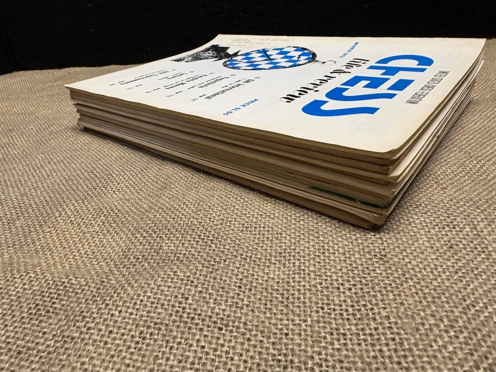 1978 Chess Life & Review magazine, all 12 issues