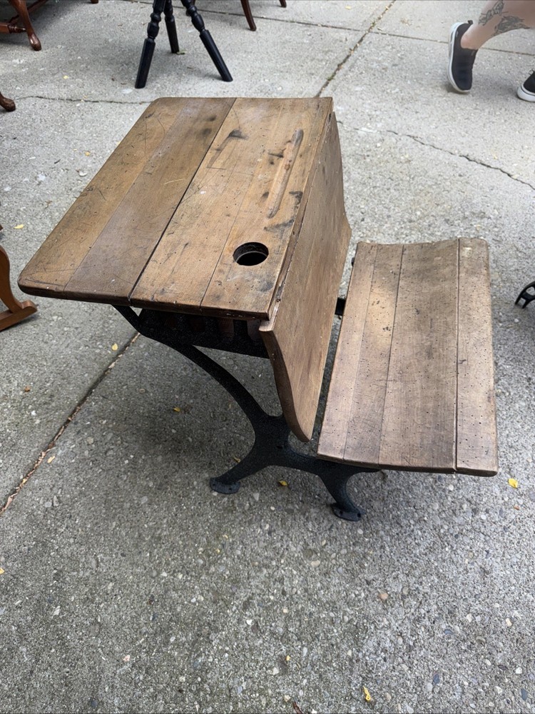 Antique School Desk