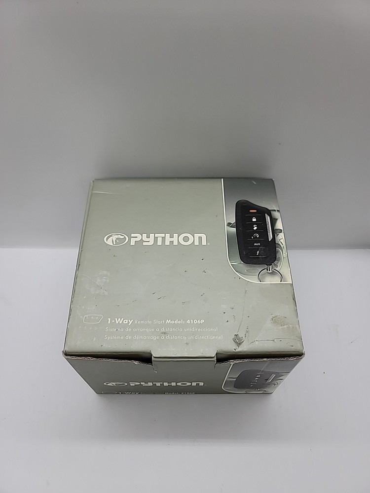 Python 4106P 1-Way Remote-Start System New
