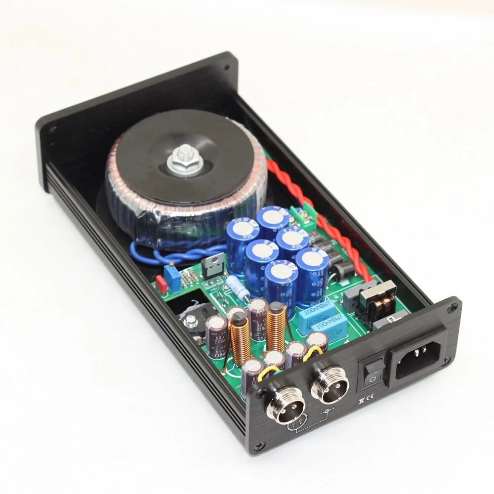 Linear Regulated Power Supply 50W Double Output A-core Toroidal Transformer PSU