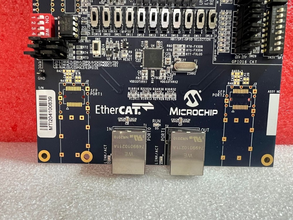 MicroChip EVB-LAN9252-HBI PLUS ETHERCAT SLAVE CONTROLLER KIT HBI PDI INTERFACE