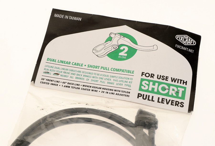 Fixcraft Lifeline Dual Pull Linear Brake Cable for Short Pull Levers NOS
