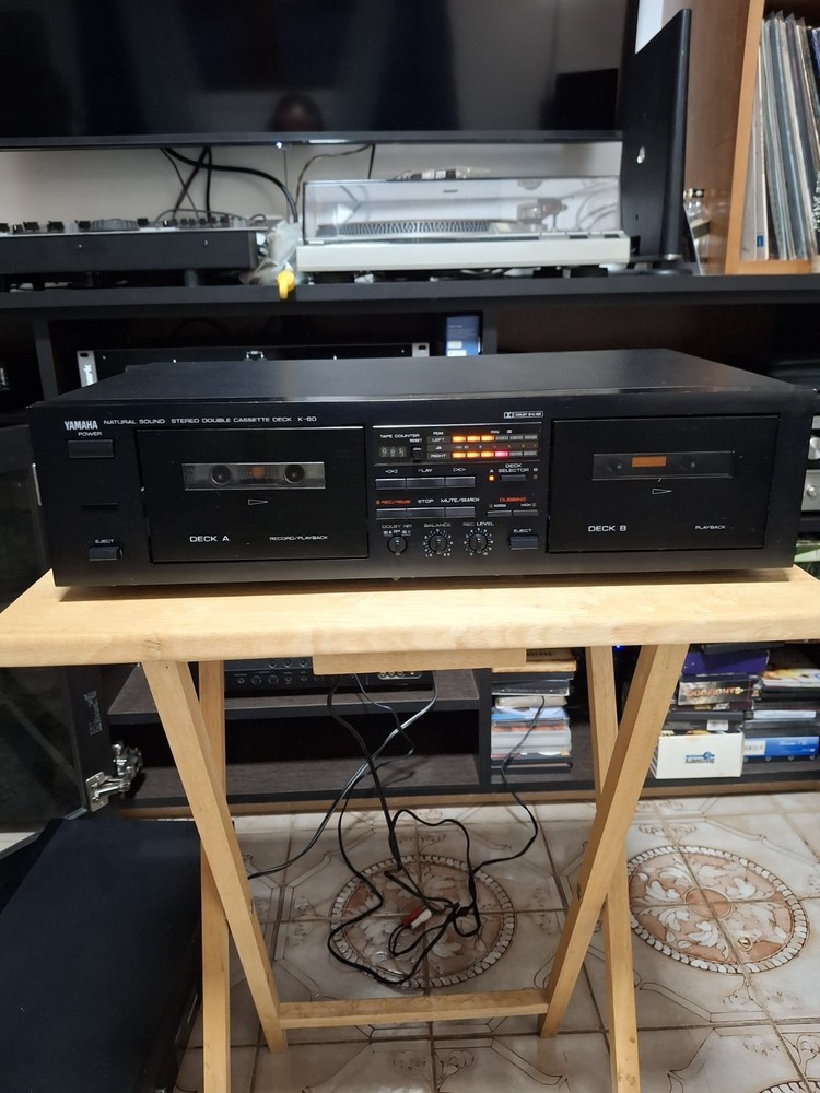 YAMAHA K-60 DOUBLE CASSETTE DECK , JAPAN (FULL TESTED )