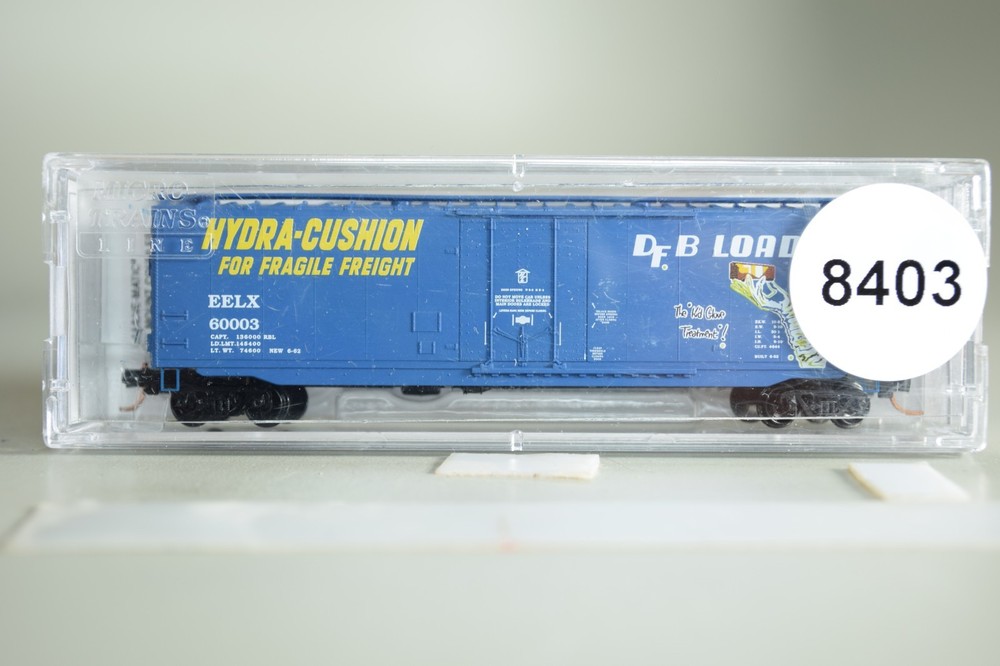 8403 Micro Trains 50' BOX car EELX EVANS DFB LOADS