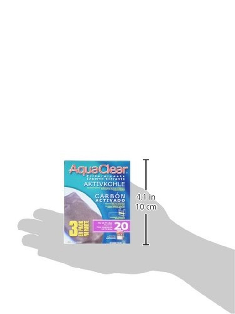 Aqua Clear AquaClear 20 Activated Carbon Inserts, Aquarium Filter Replacement...