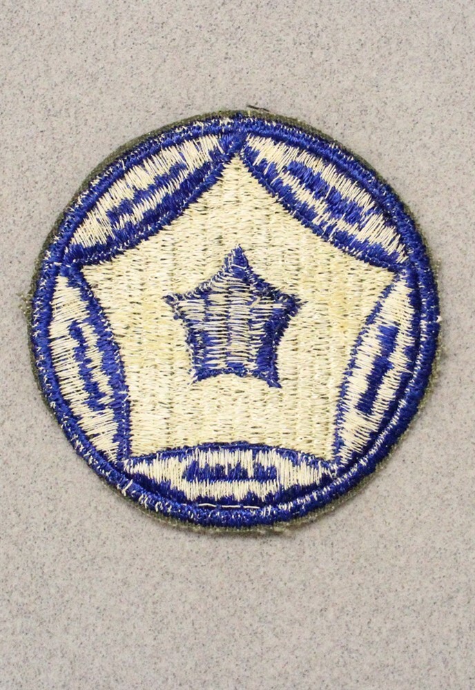 Army patch 6101: 5th Service Command - WWII w/row stitching