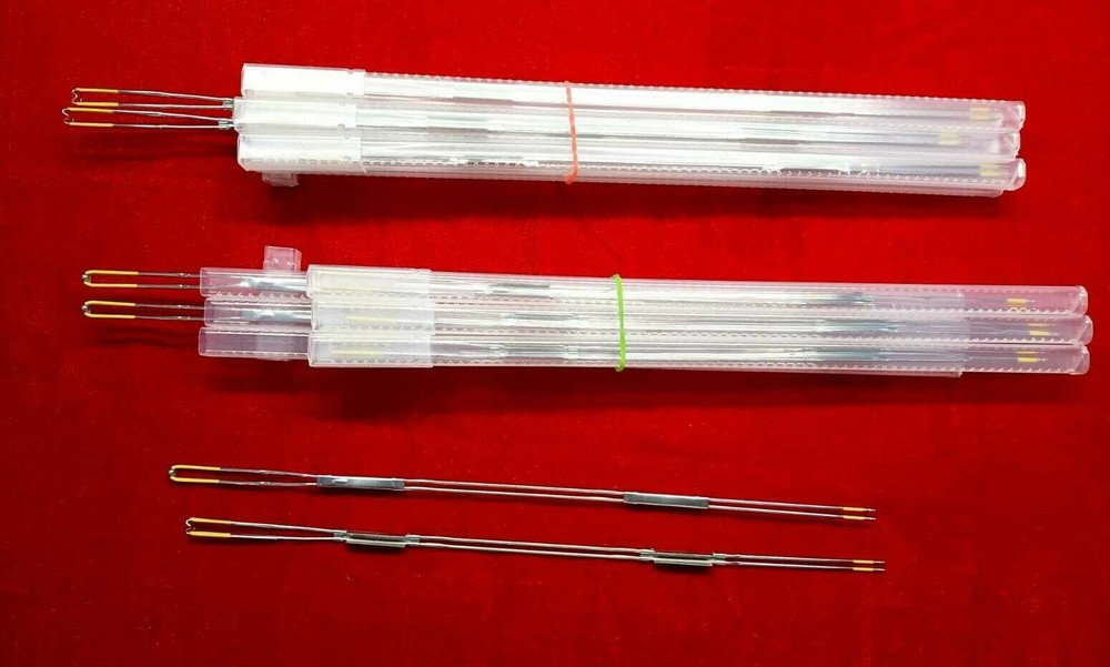 6pc Laparoscopic Loop Electrodes for Double Stem Working Element Bipolar Passive