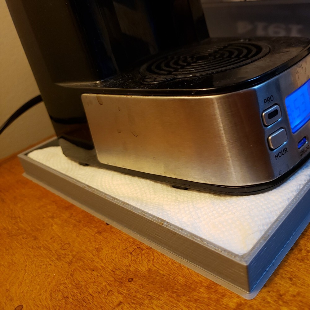 Base/Spill Catcher for Single-Serve Coffee Maker
