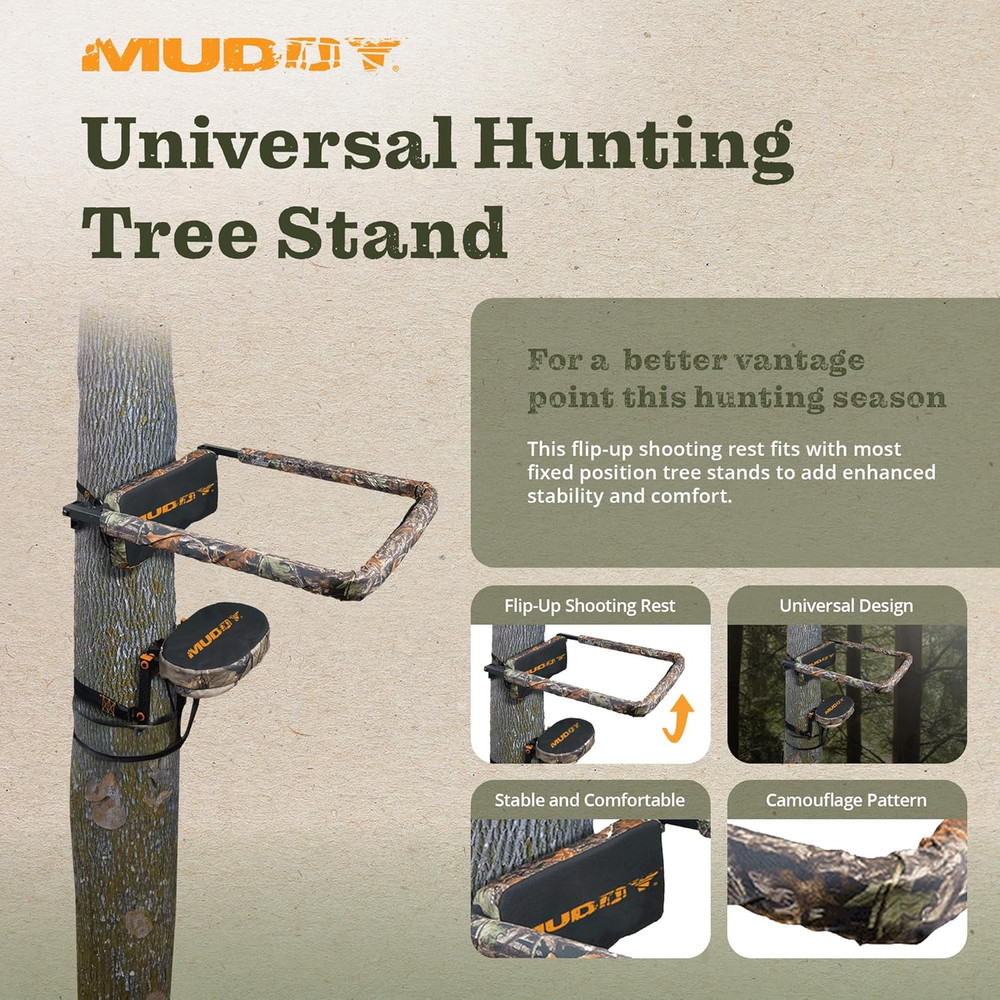 Game Universal Shooting Rail Rest with Convenient Flip up Design and Extra Comfo