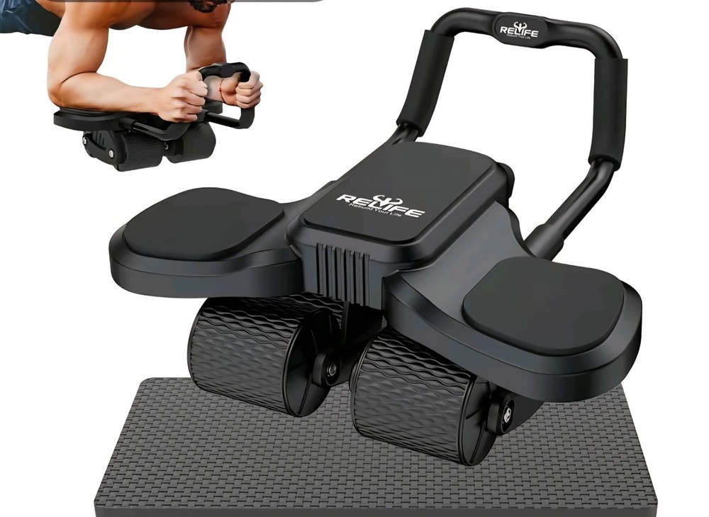 Relief Ab Roller High-Performance with Elbow Rest And Mat