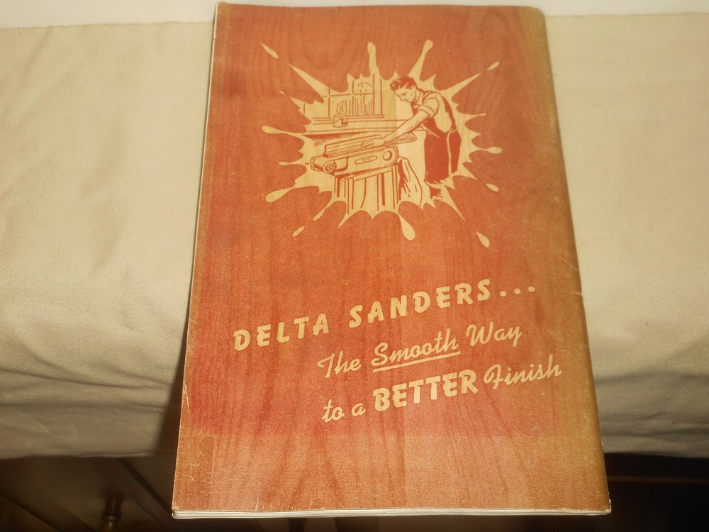 DELTA POWER TOOLS 1940 Delta Craft Handbook Practical Finishing Methods No. 4543