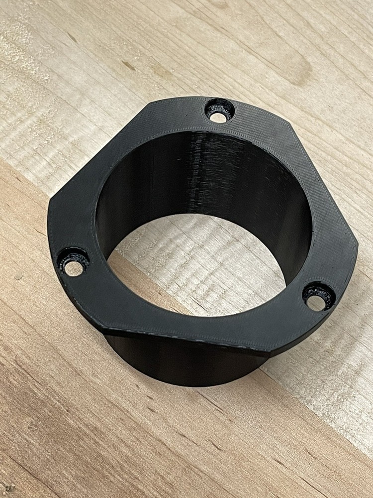 Kitagawa B-210 Hydraulic Chuck Chip Cover Black 3D Printed