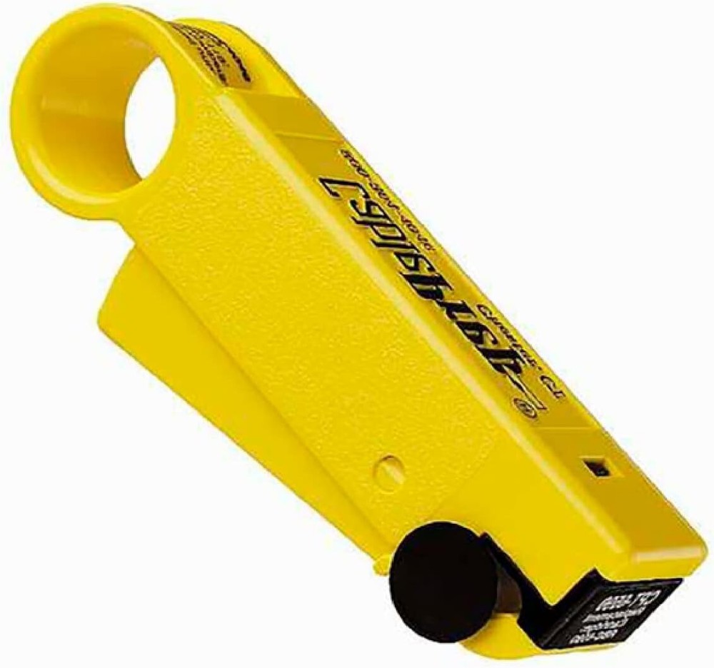 Cable Prep CPT-6590-SINGLE Coax Cable Stripping Tool for RG6 & RG-59