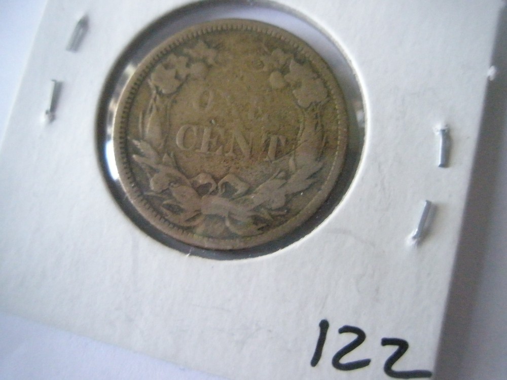 1858 Flying Eagle cent with nice feathers details