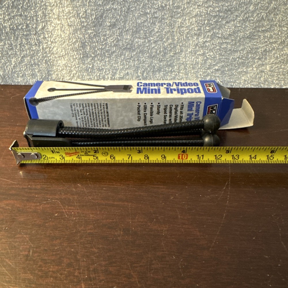 VidPro Mini Tripod Flexible Legs Fits 35mm Camera Tripod Socket Compact