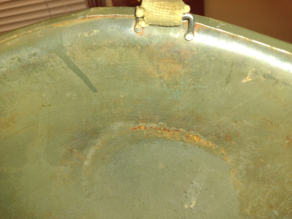 Ww2 helmet front seam fixed bale READ THE DESCRIPTION