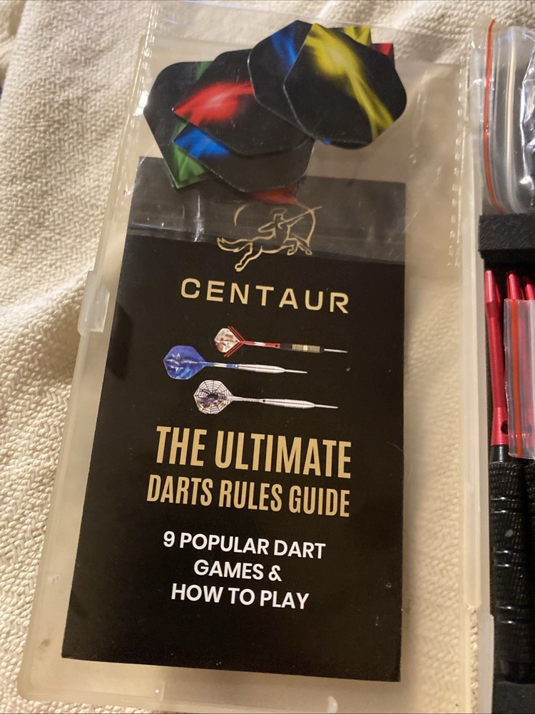 centaur 12 Pack Soft Tip Darts, 18 Gram Plastic Tip Dart Sets with Case
