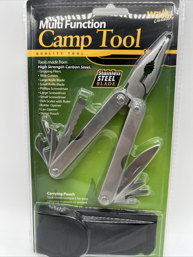 Multi Function Camp Tool New In Package Wilcor Outdoors With Cary Pouch